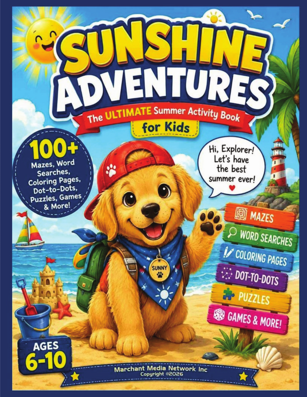 Sunshine Adventures activity book cover