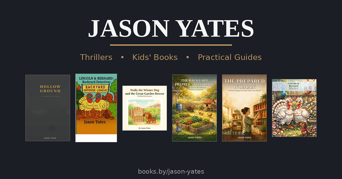 Jason Rundle Yate Jason Yates — Thrillers, Kids' Books & Practical Guides